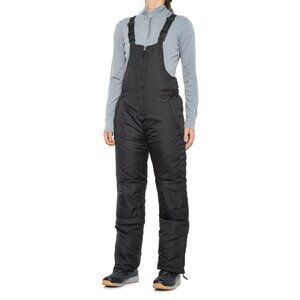 Bass Creek Snow Bibs- Insulated, Black, L